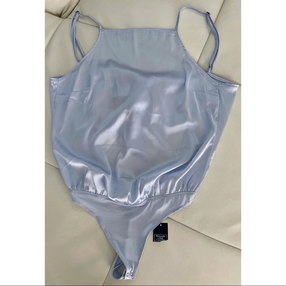 Light blue bodysuit. Brand: A&F. Size: Small